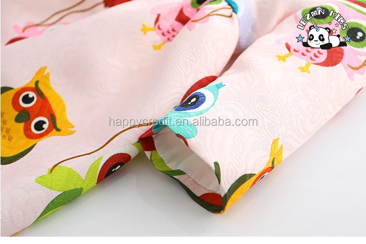 LEZONKIDS - Vestido impresso por atacado para meninas, vestido de aniversário, vestido de princesa para 2-12 anos, cor-de-rosa, fabricado na China